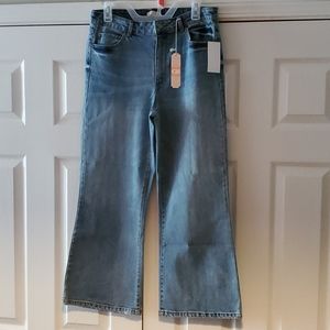 Wide leg flare jeans